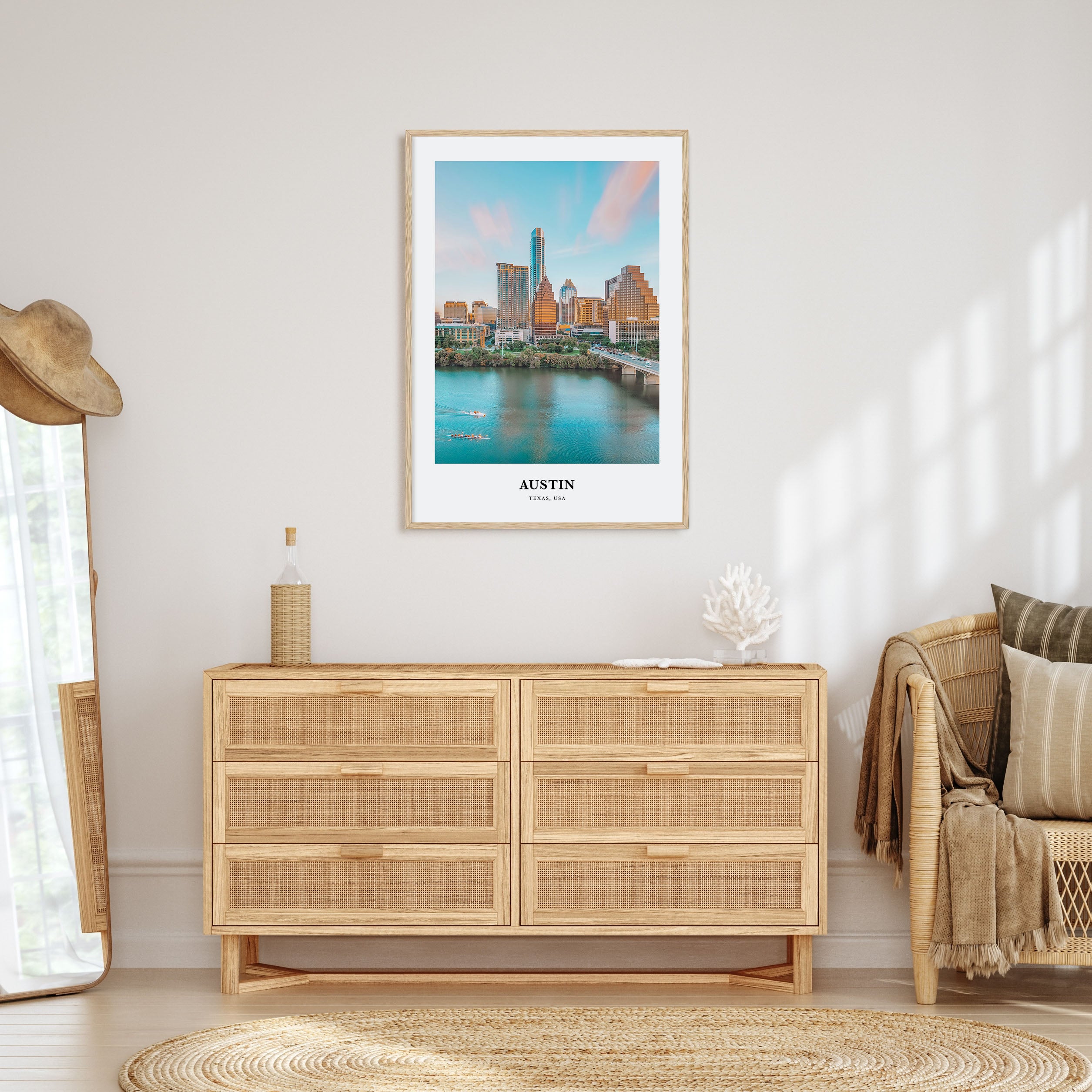Austin Portrait Color Poster