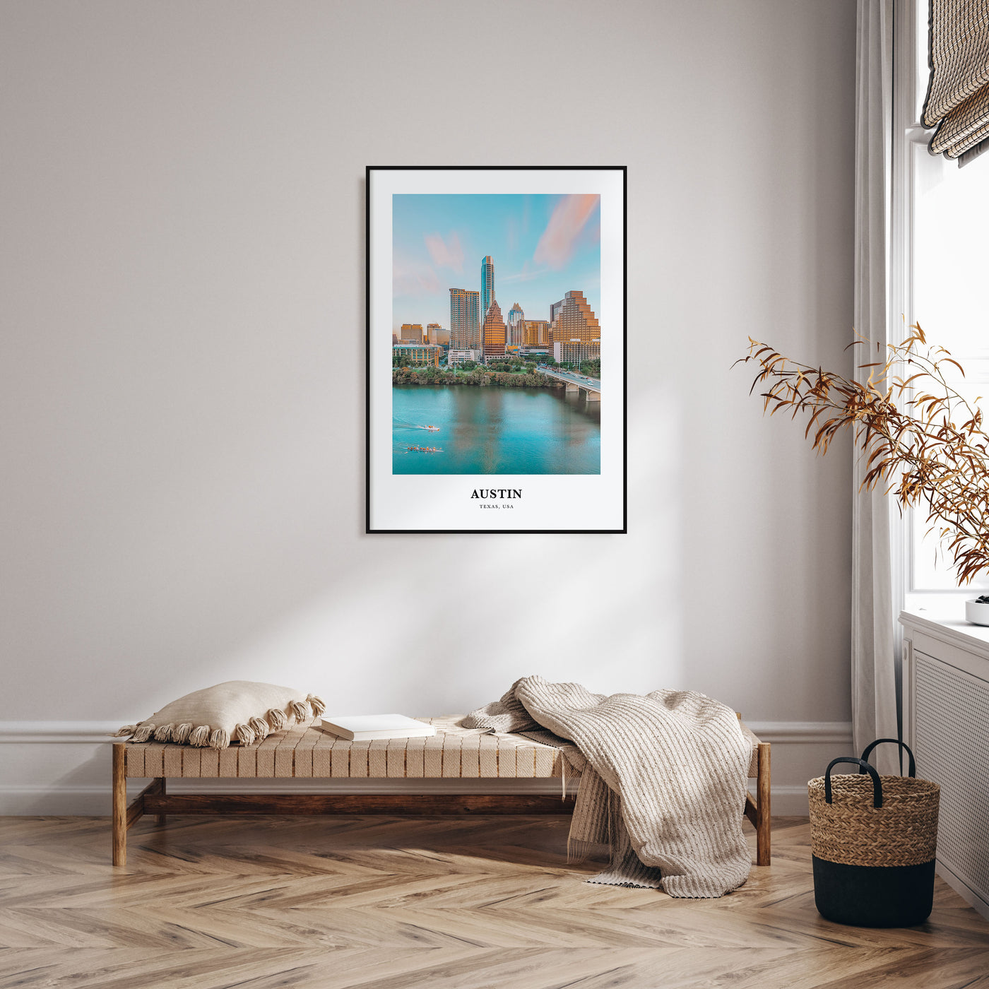 Austin Portrait Color Poster