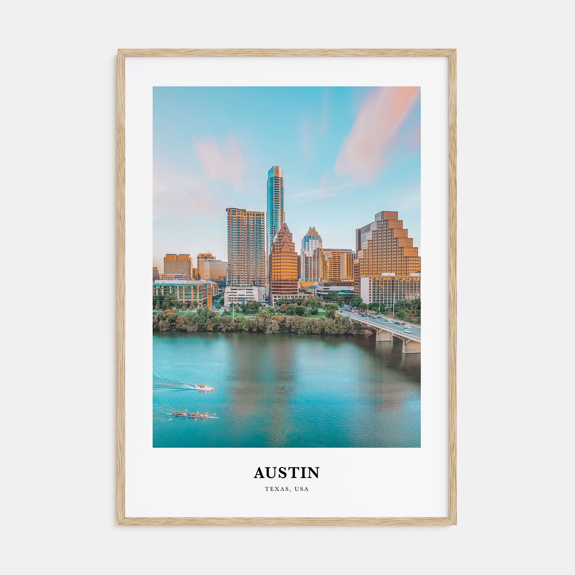 Austin Portrait Color Poster