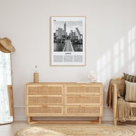 Austin Travel B&W No 1 Poster