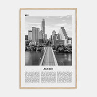 Austin Travel B&W No 1 Poster
