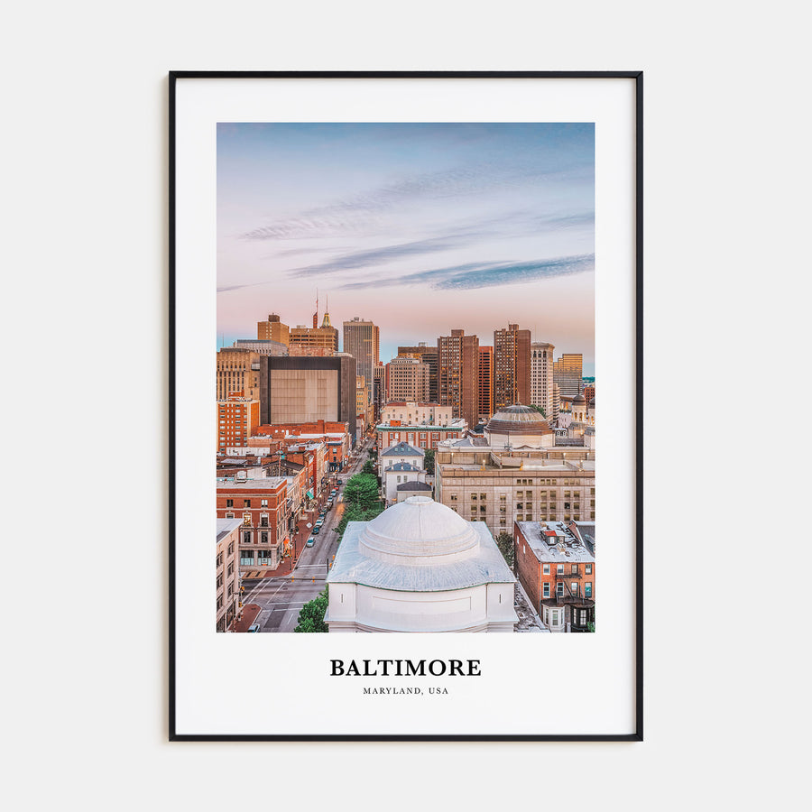 Baltimore Portrait Color Poster
