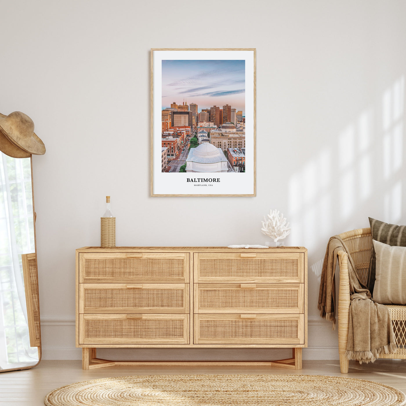 Baltimore Portrait Color Poster