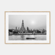 Bangkok Landscape B&W Poster