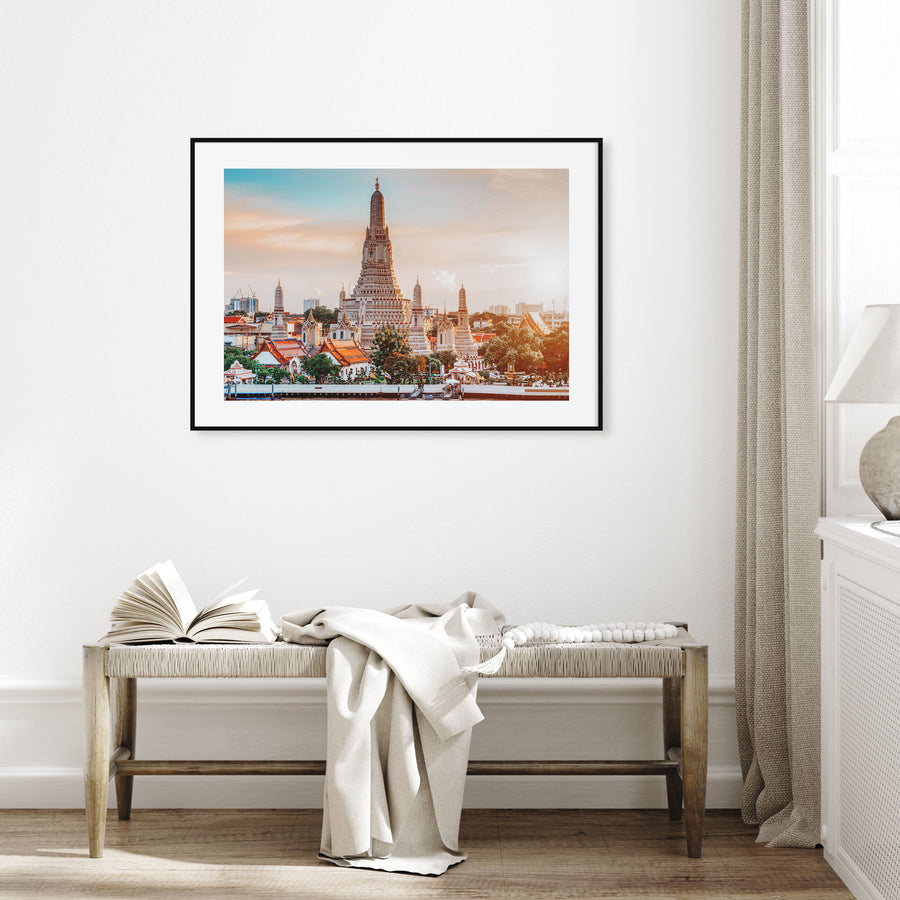 Bangkok Landscape Color Poster
