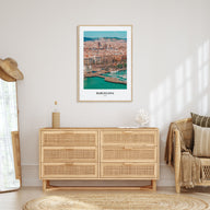 Barcelona Portrait Color Poster