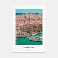 Barcelona Portrait Color Poster