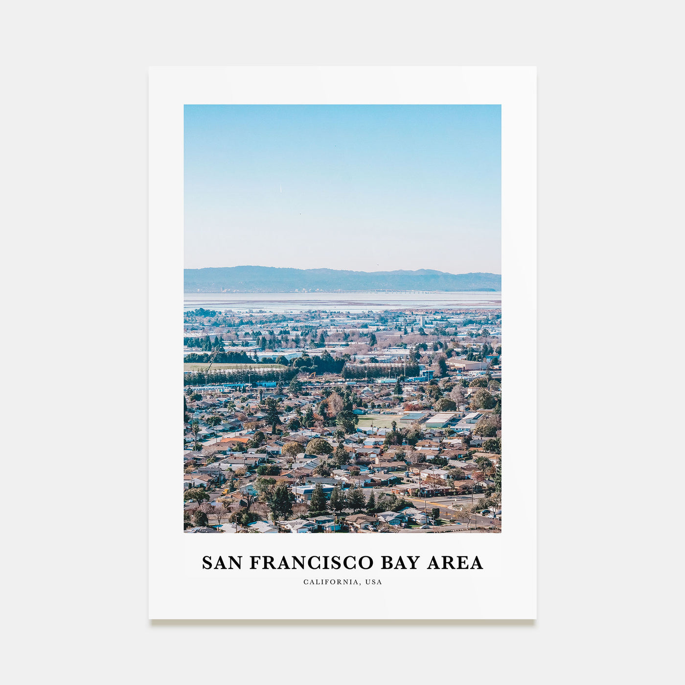Bay Area Portrait Color No 1 Poster