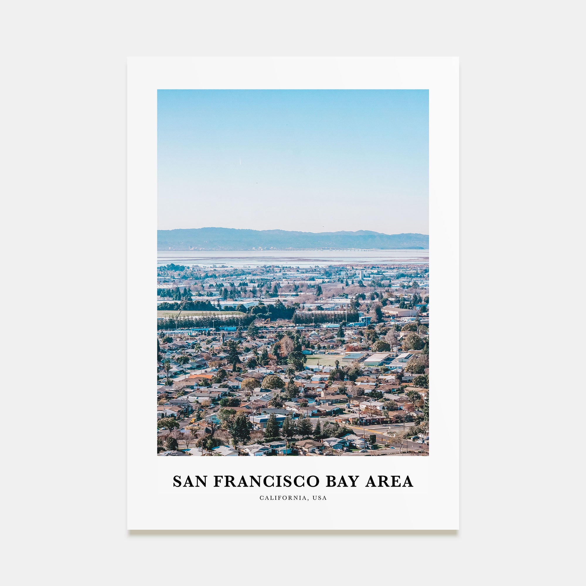 Bay Area Portrait Color No 1 Poster