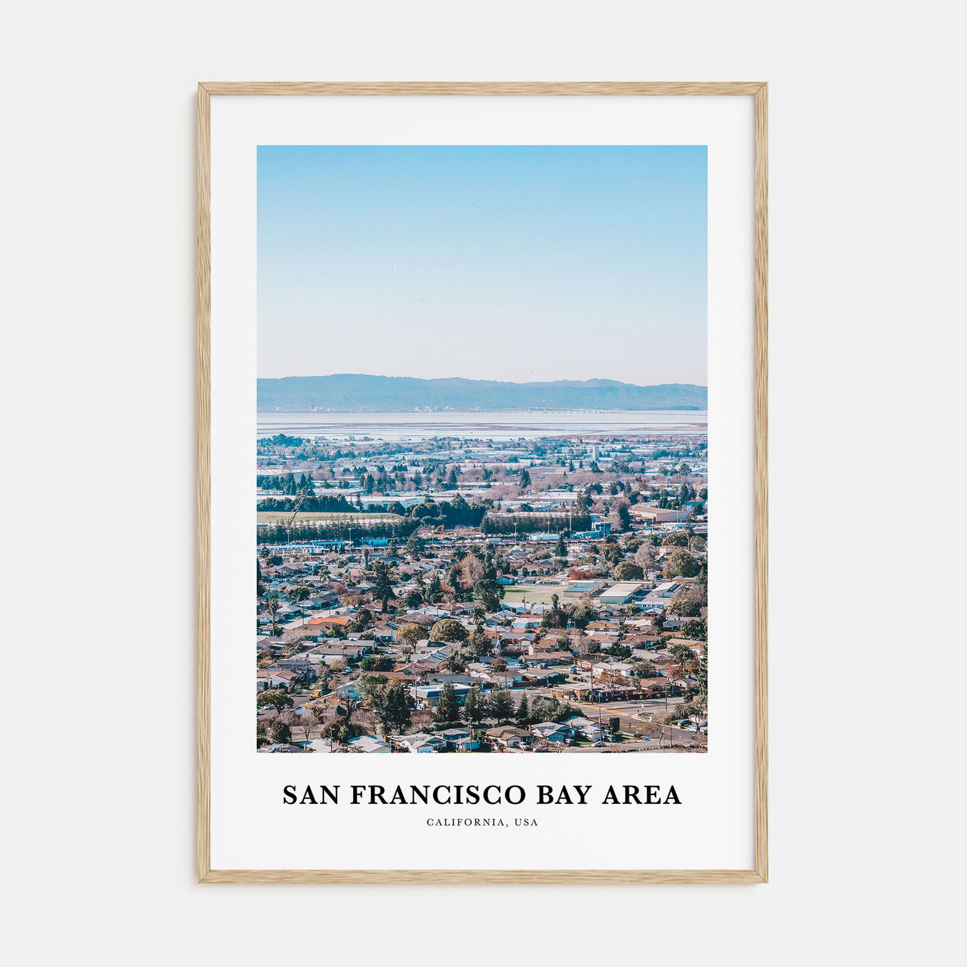 Bay Area Portrait Color No 1 Poster