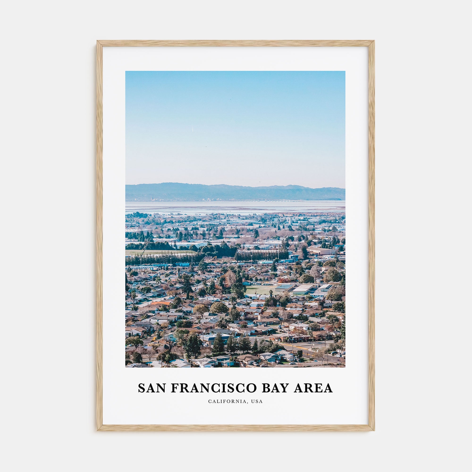 Bay Area Portrait Color No 1 Poster