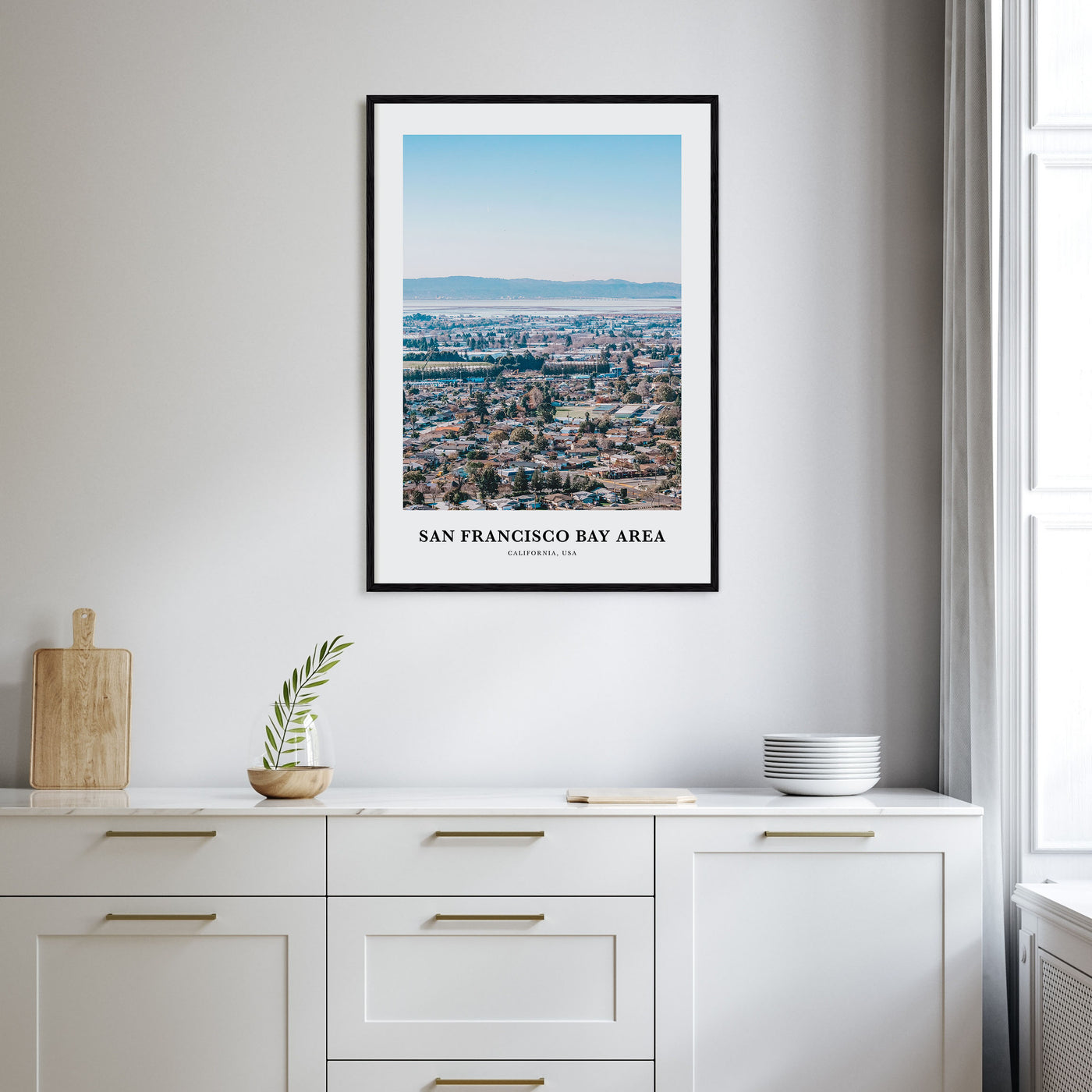 Bay Area Portrait Color No 1 Poster