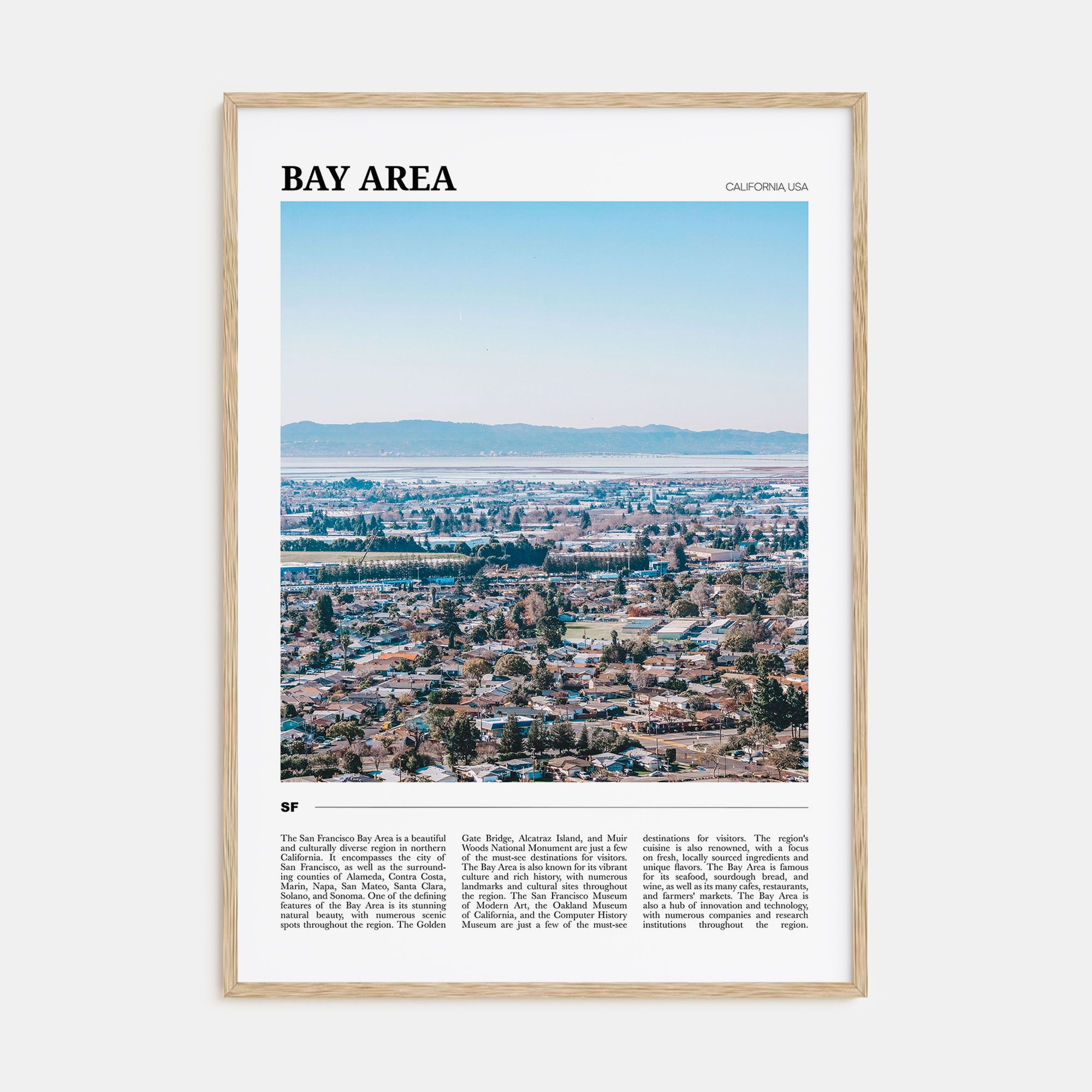 Bay Area Travel Color No 1 Poster