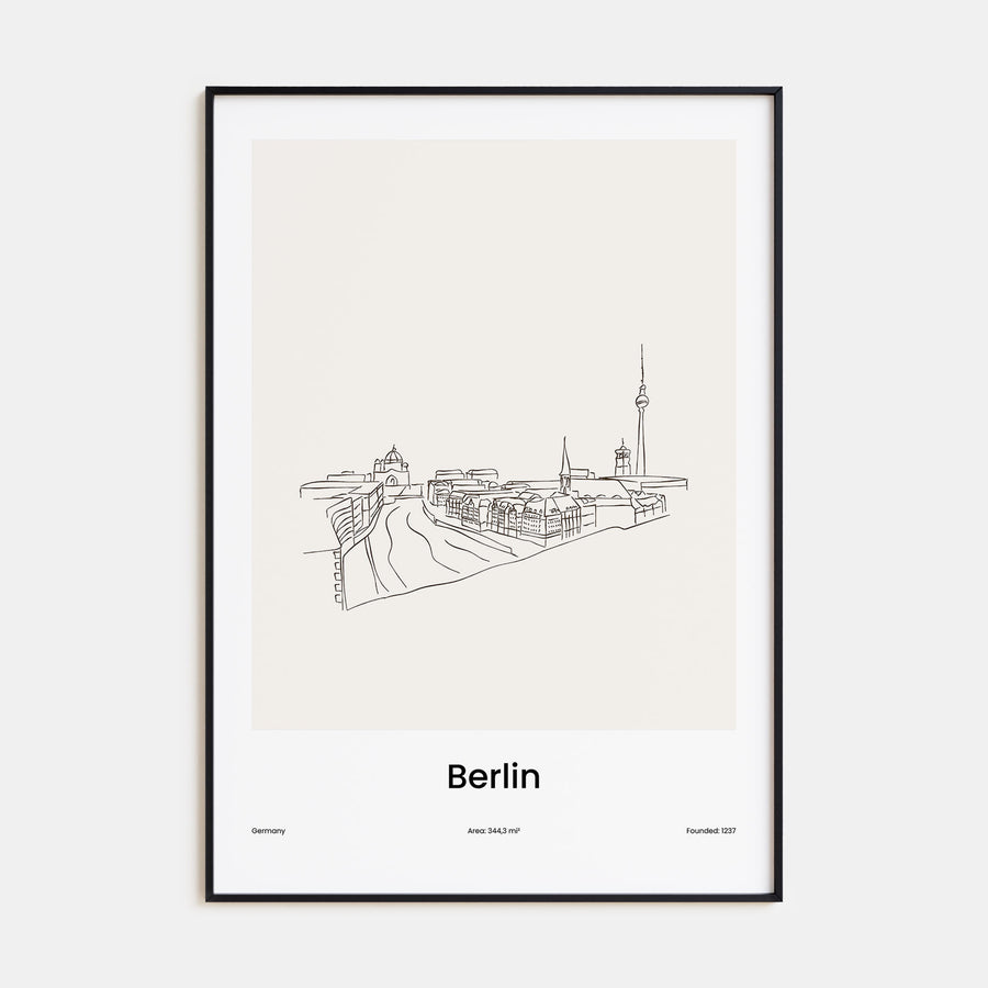 Berlin Drawn No 3 Poster