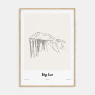 Big Sur Drawn Poster