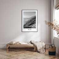 Big Sur Portrait B&W No 1 Poster