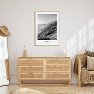 Big Sur Portrait B&W No 1 Poster