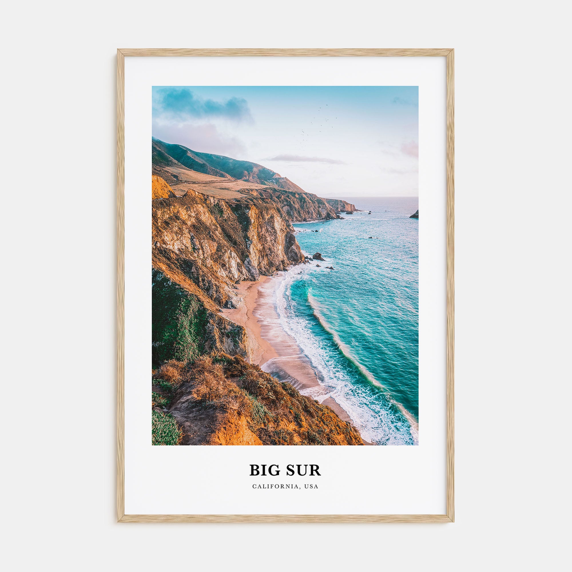 Big Sur Portrait Color No 1 Poster