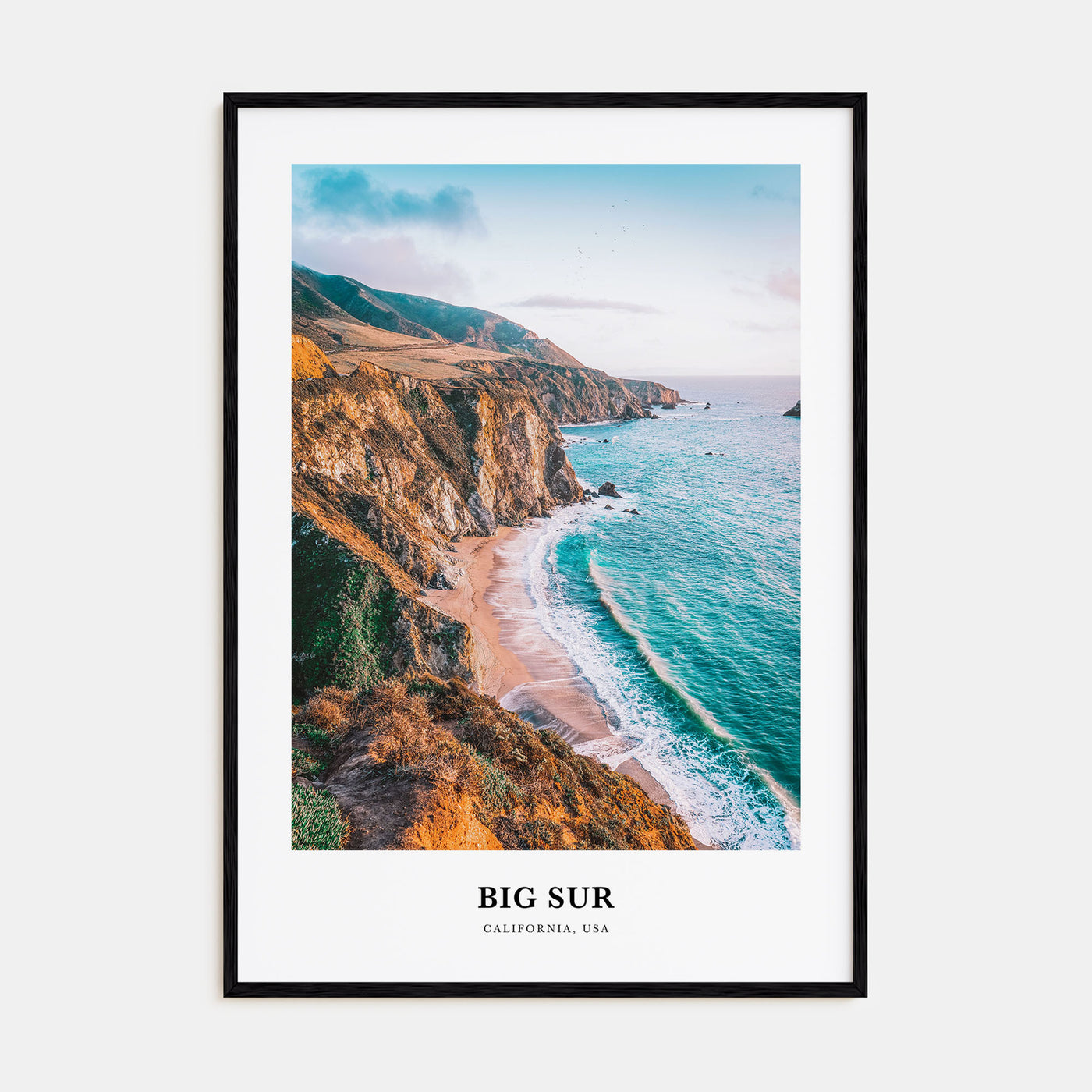 Big Sur Portrait Color No 1 Poster