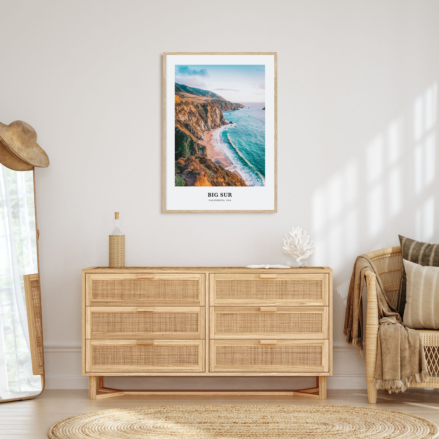 Big Sur Portrait Color No 1 Poster