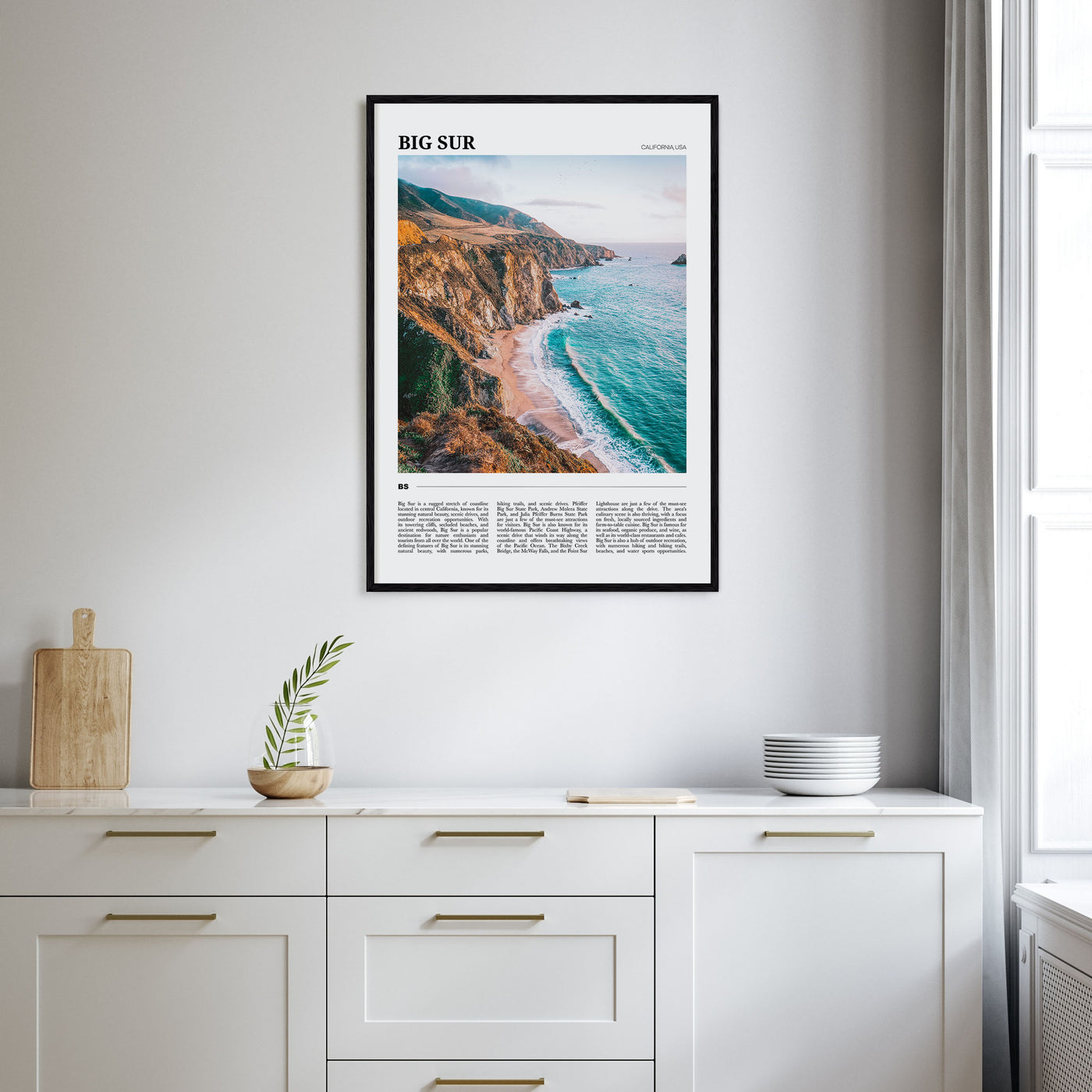 Big Sur Travel Color No 1 Poster
