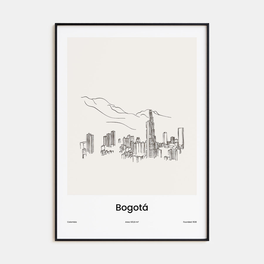 Bogotá Drawn Poster