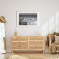 Bondi Beach Landscape B&W Poster