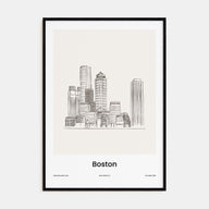 Boston Drawn Poster