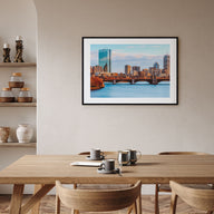 Boston Landscape Color Poster