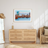 Boston Landscape Color Poster