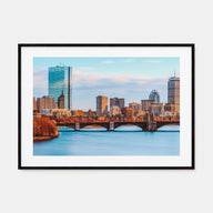 Boston Landscape Color Poster