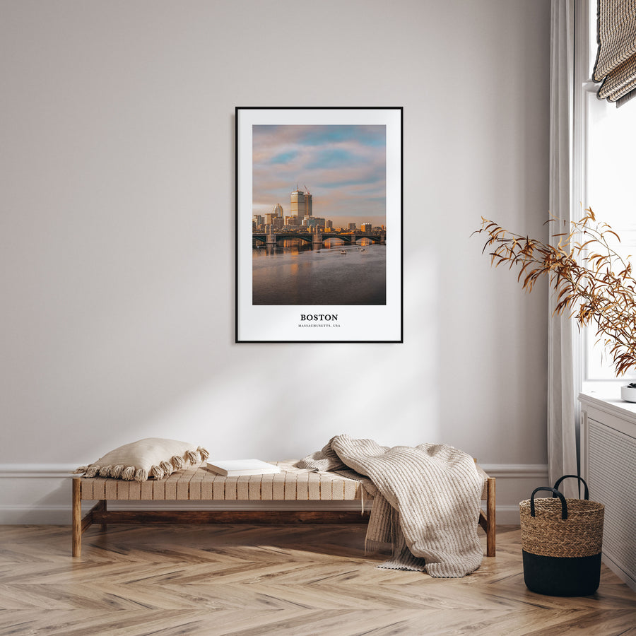 Boston Portrait Color No 2 Poster