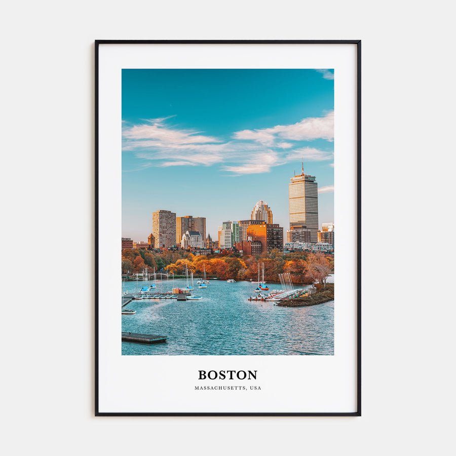 Boston Portrait Color No 3 Poster