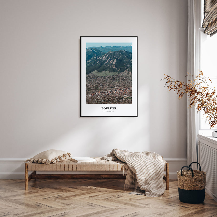 Boulder Portrait Color No 1 Poster