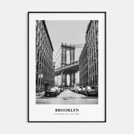 Brooklyn Portrait B&W No 1 Poster