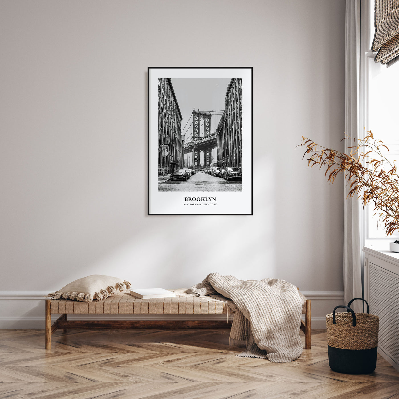 Brooklyn Portrait B&W No 1 Poster