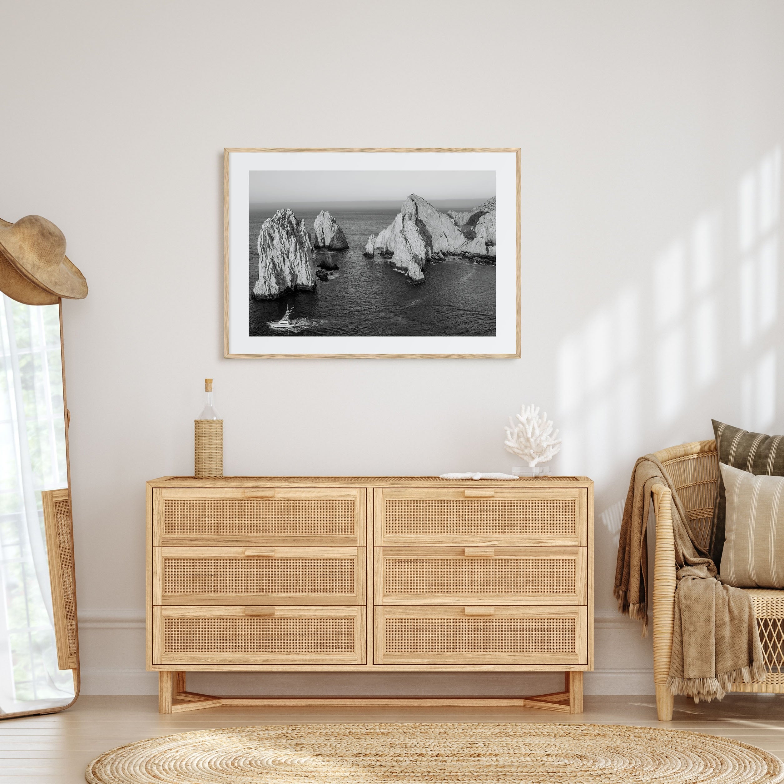 Cabo San Lucas Landscape B&W Poster