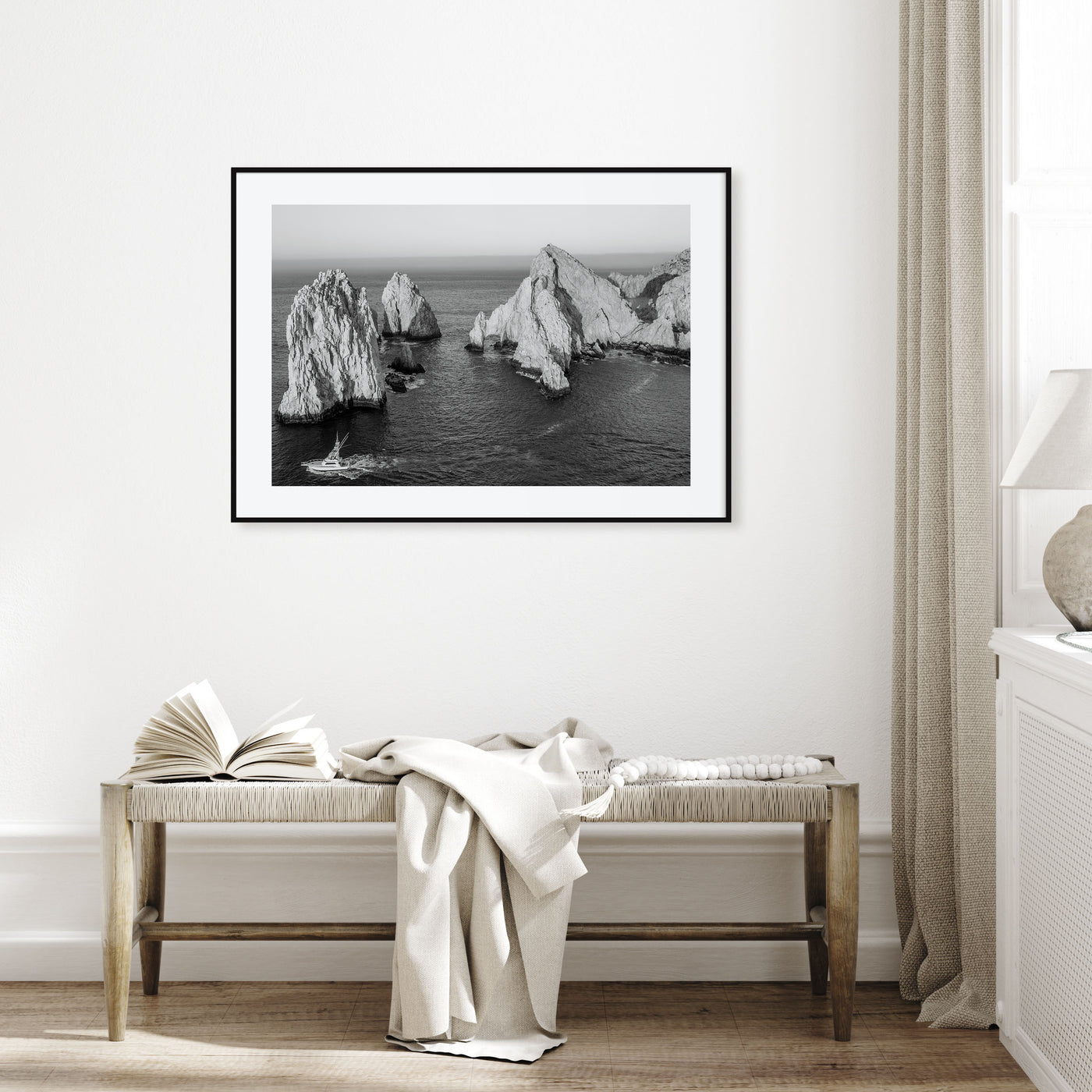 Cabo San Lucas Landscape B&W Poster