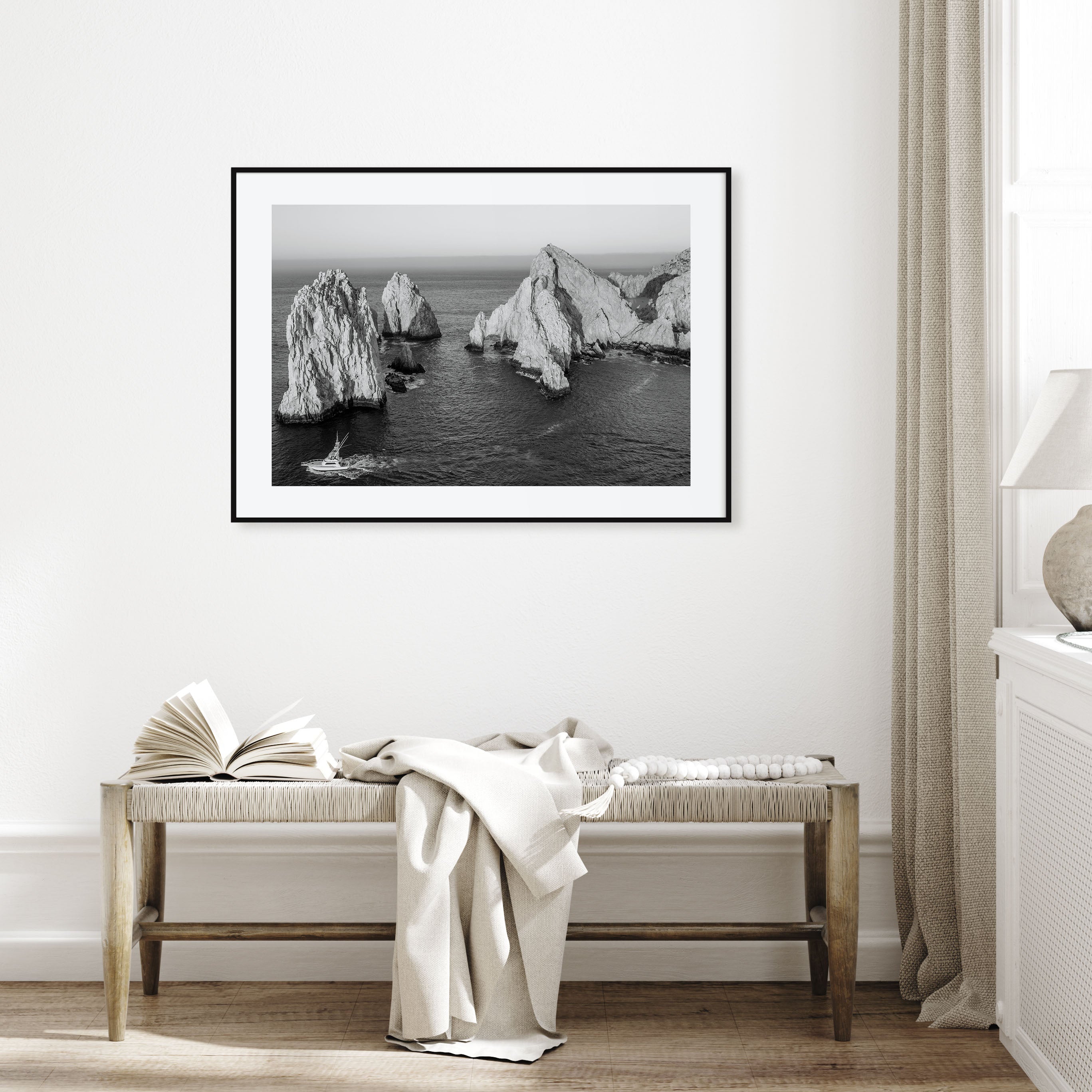 Cabo San Lucas Landscape B&W Poster