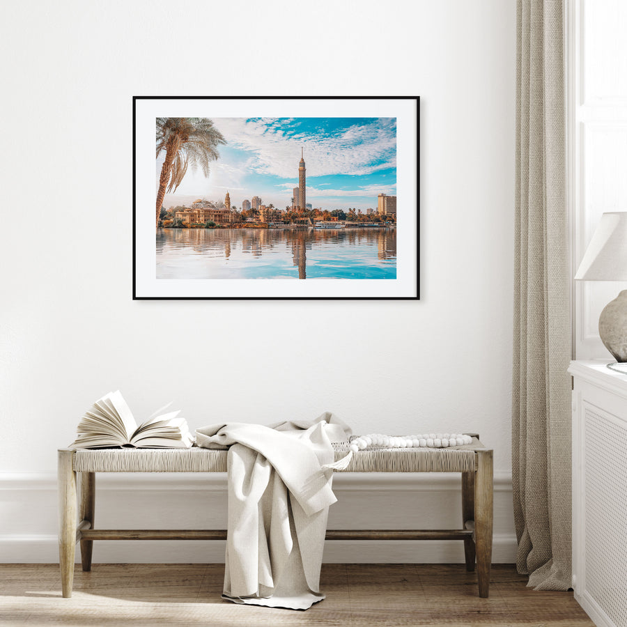 Cairo Landscape Color Poster