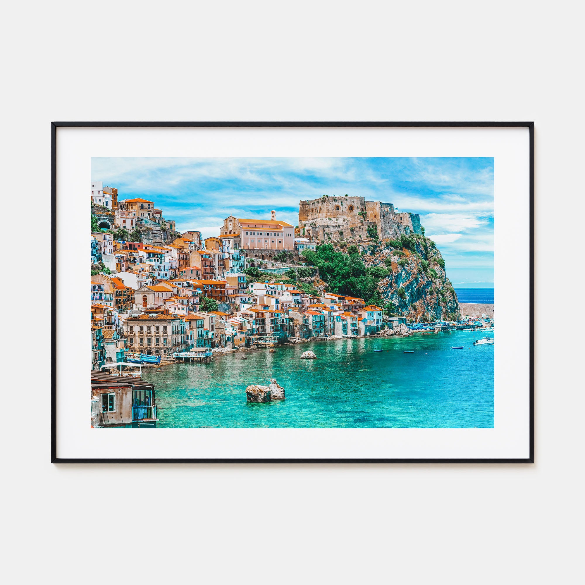 Calabria Landscape Color Poster