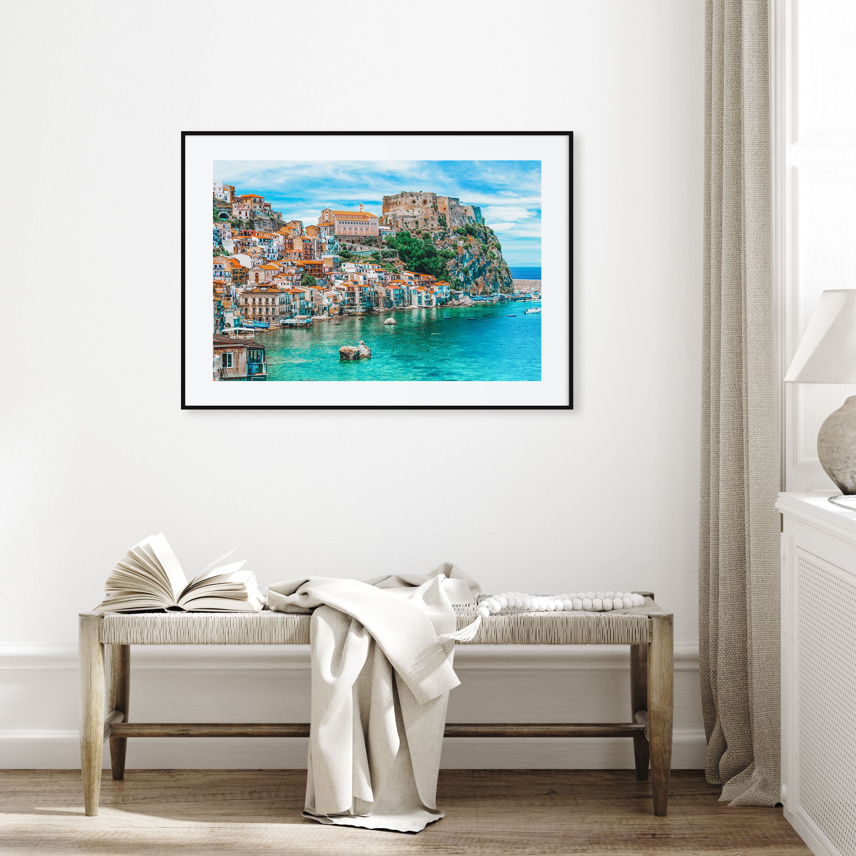 Calabria Landscape Color Poster