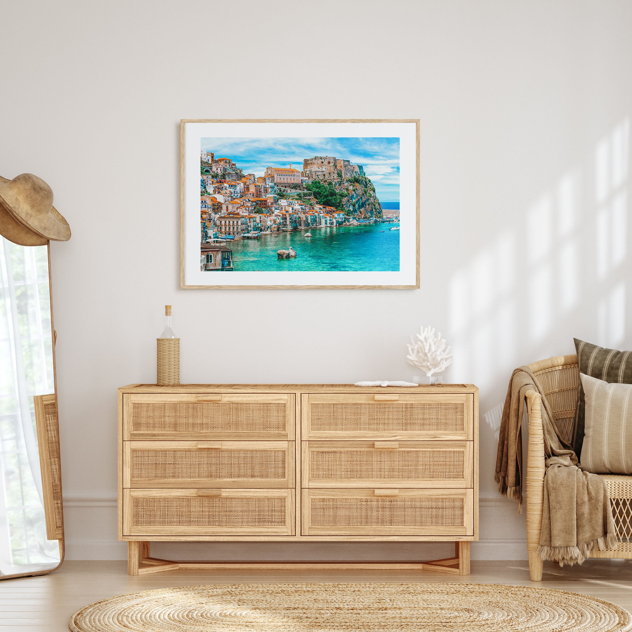 Calabria Landscape Color Poster