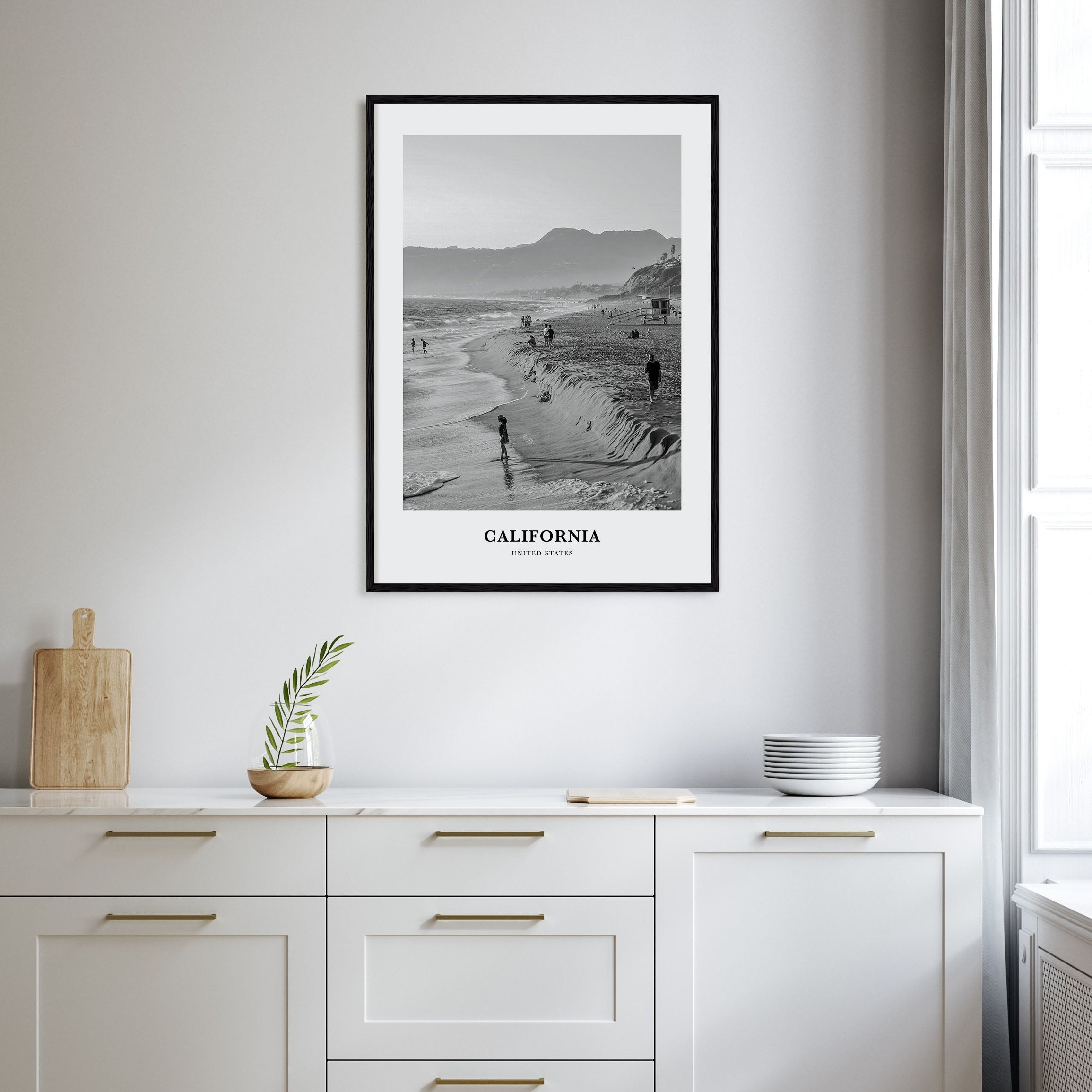 California Portrait B&W No 1 Poster