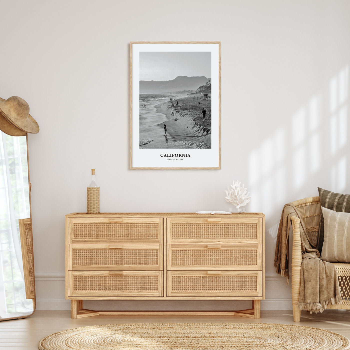 California Portrait B&W No 1 Poster