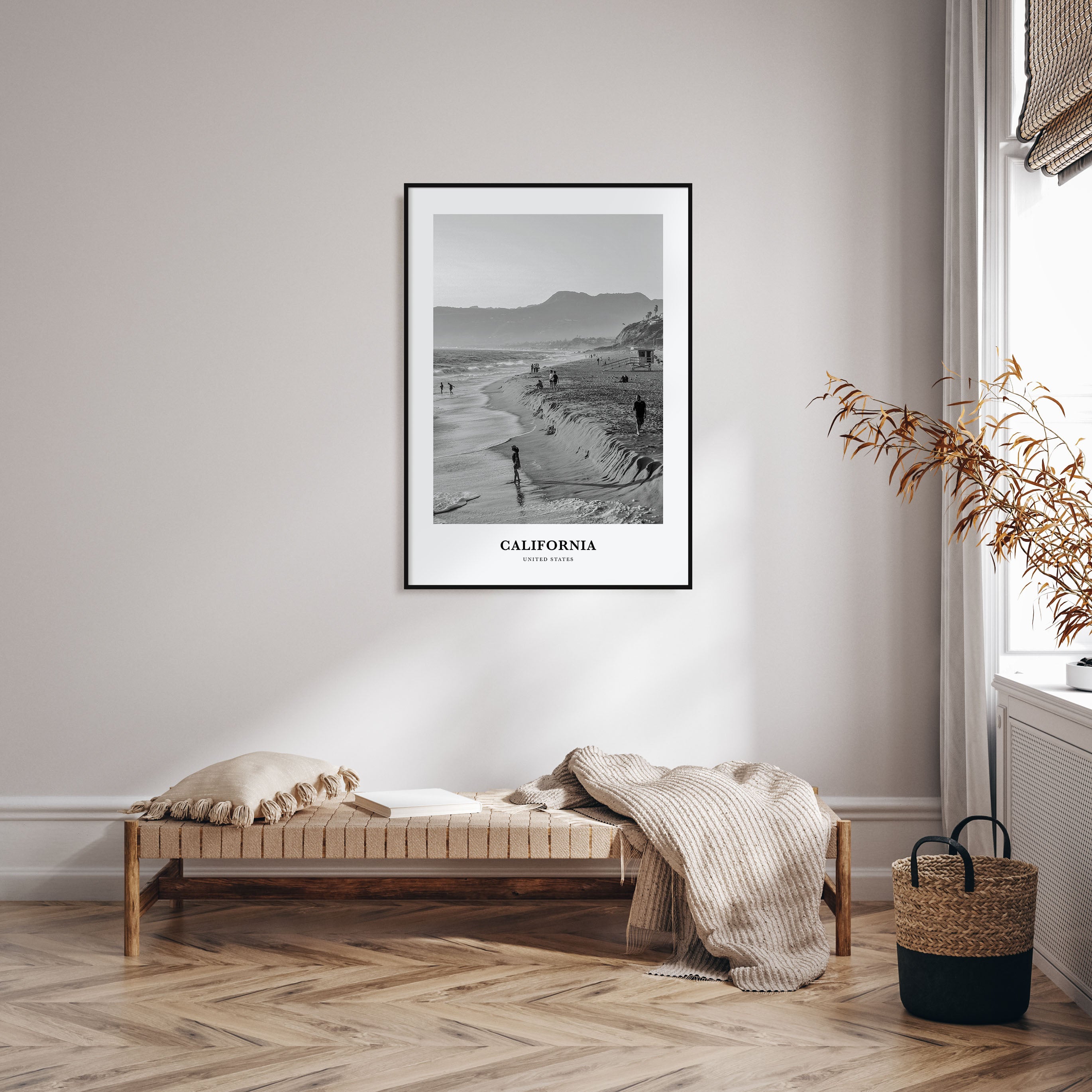 California Portrait B&W No 1 Poster
