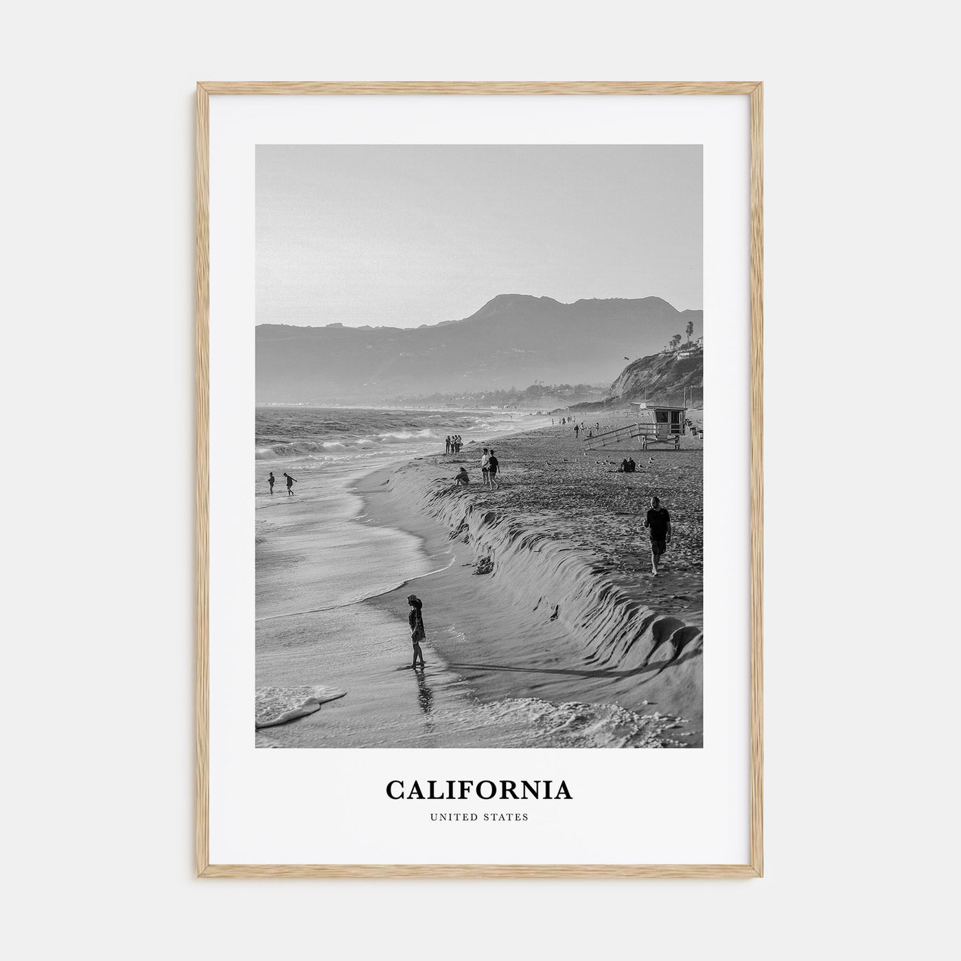 California Portrait B&W No 1 Poster