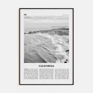 California Travel B&W No 1 Poster