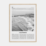 California Travel B&W No 1 Poster