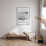 California Travel B&W No 1 Poster